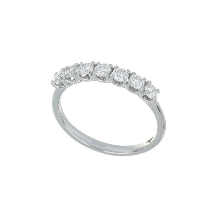 Fedina con sette diamanti